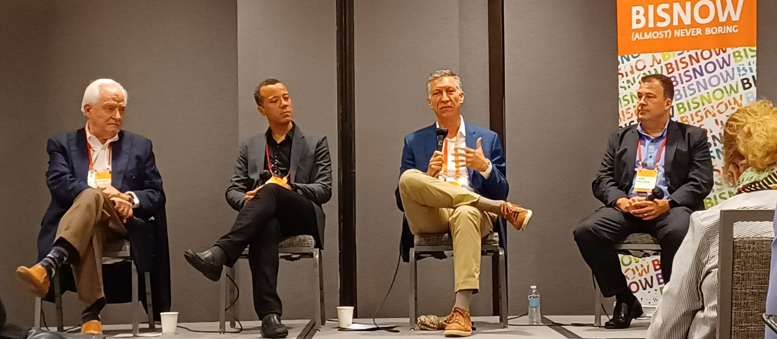 Trask Leonard, CEO of Bayside Realty Partners, participated in a panel discussion at the Bisnow Northern California Healthcare conference in San Francisco