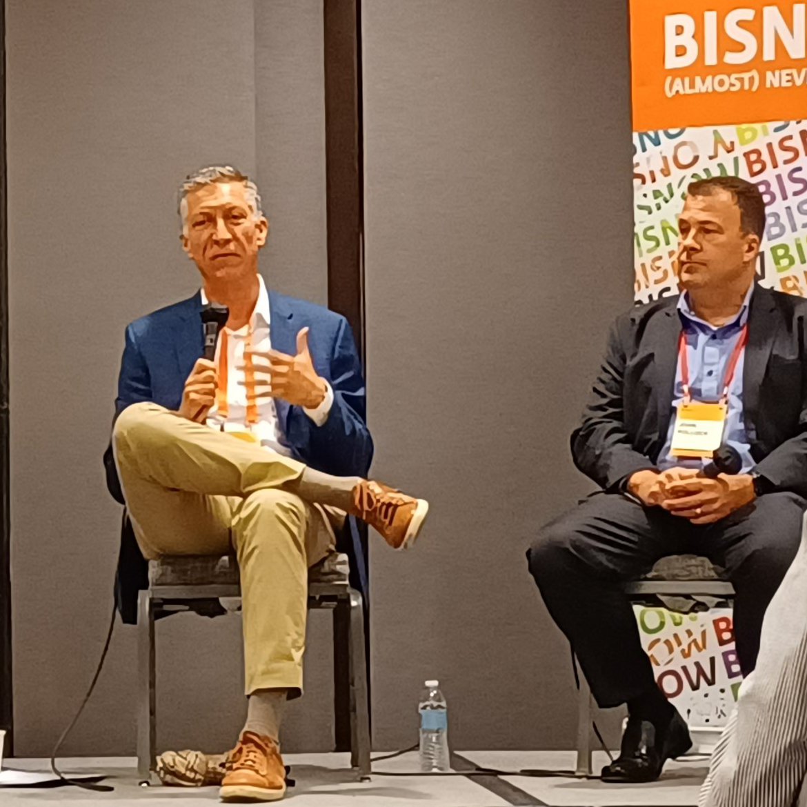 Trask Leonard, CEO of Bayside Realty Partners, participated in a panel discussion at the Bisnow Northern California Healthcare conference in San Francisco